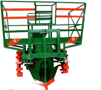 Thiết bị trồng mía hàng đôi, kèm theo hệ thống bón phân